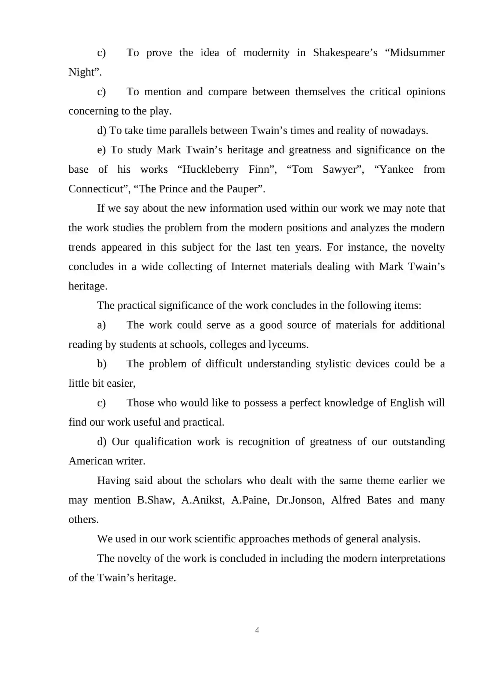 MARK TWAIN’S SATIRE 4