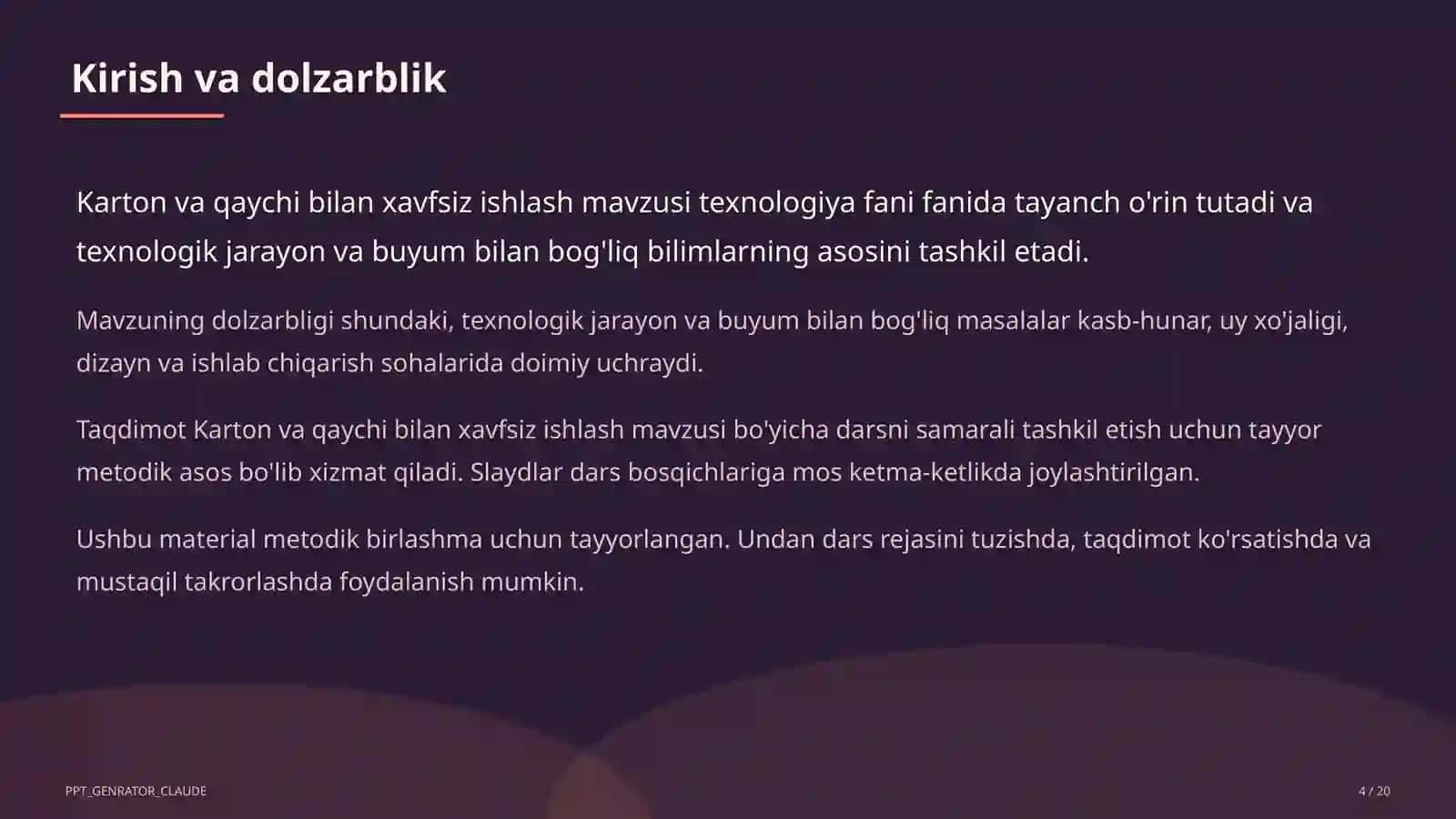 Karton va qaychi bilan xavfsiz ishlash (2-sinf) 4
