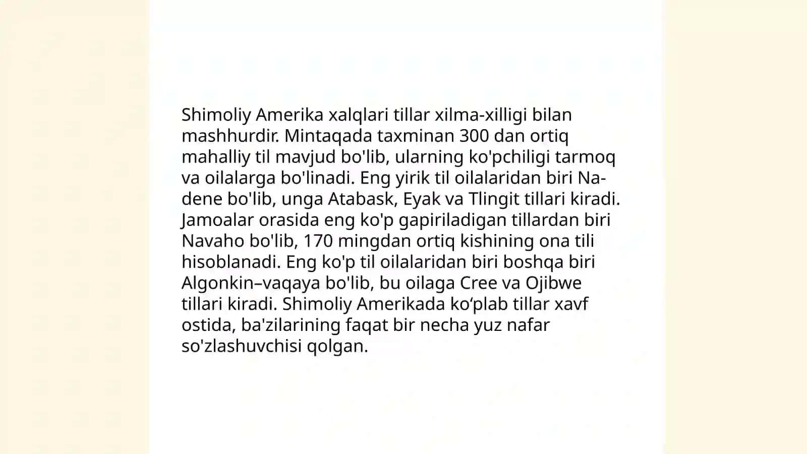 Shimoliy Amerika Xalqlari 4