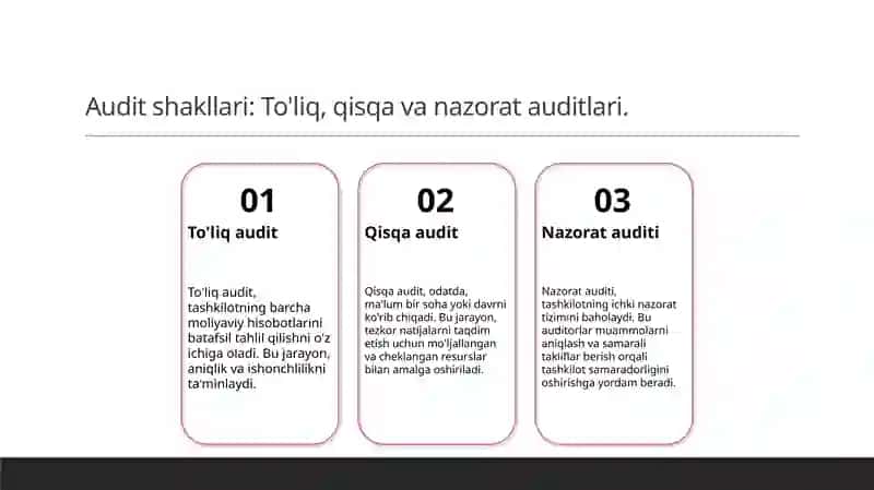 Auditning turlari va shakllari 4