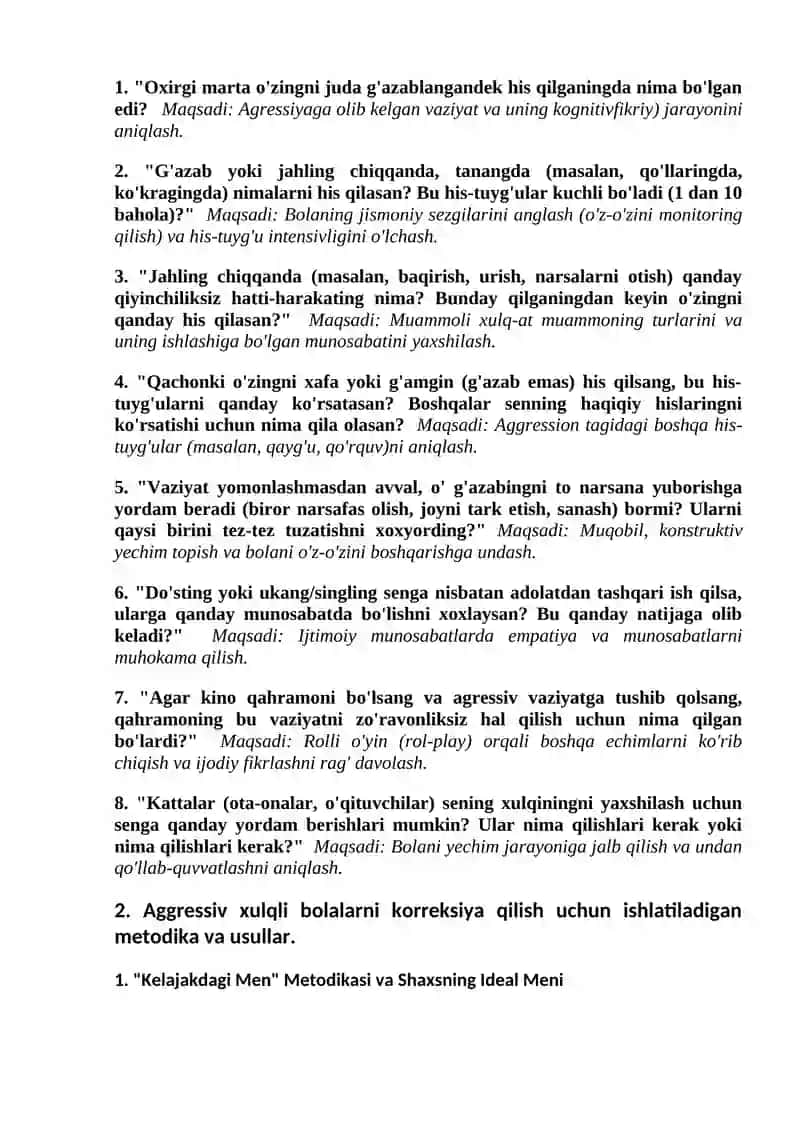 Individual psixokorreksion dasturi 4