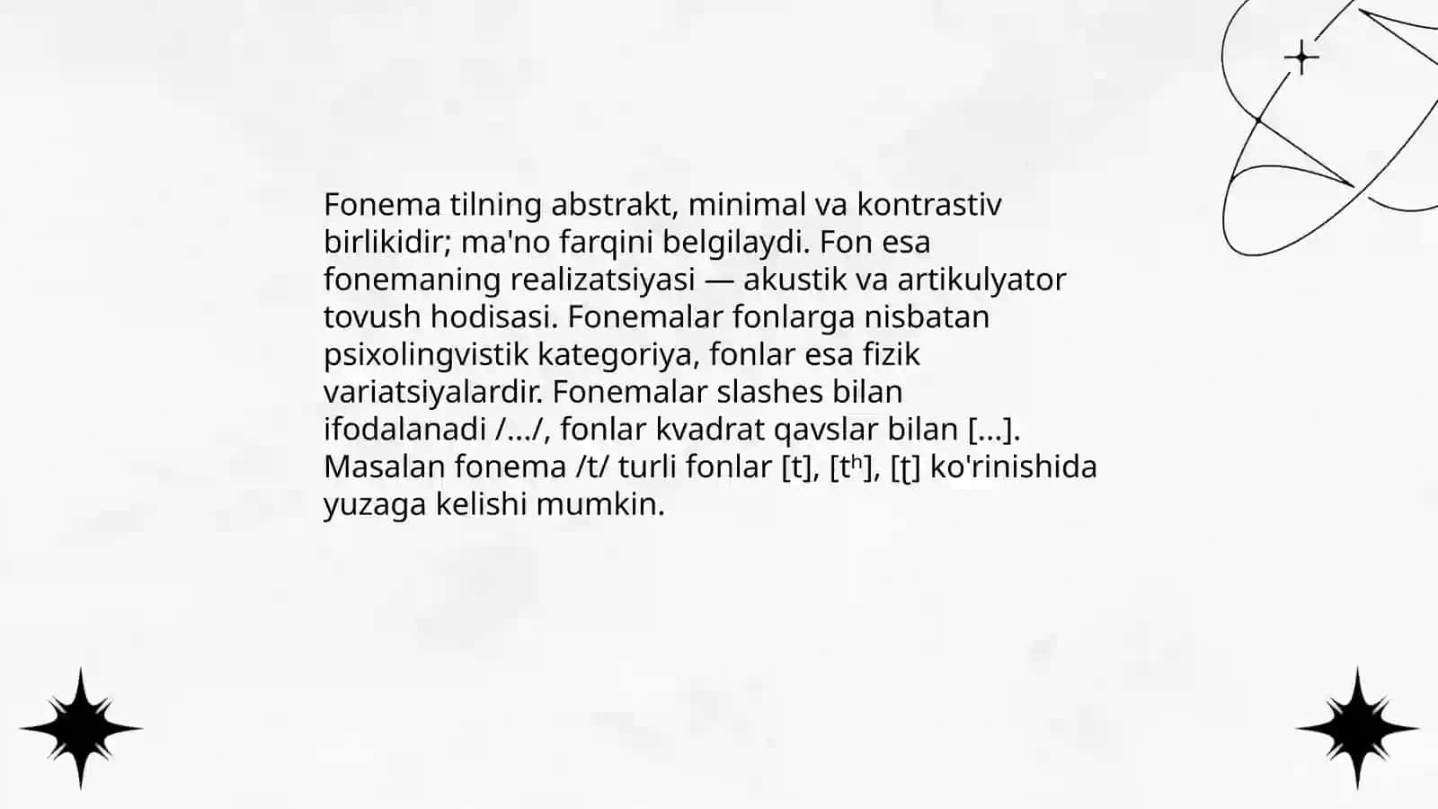 Fonema nazariyasi 4