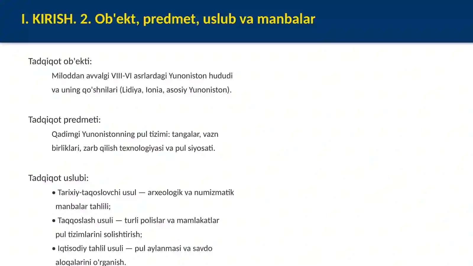 Qadimgi Yunonistonning pul tizimi(mil.avv VIII-VI asrlar) 4