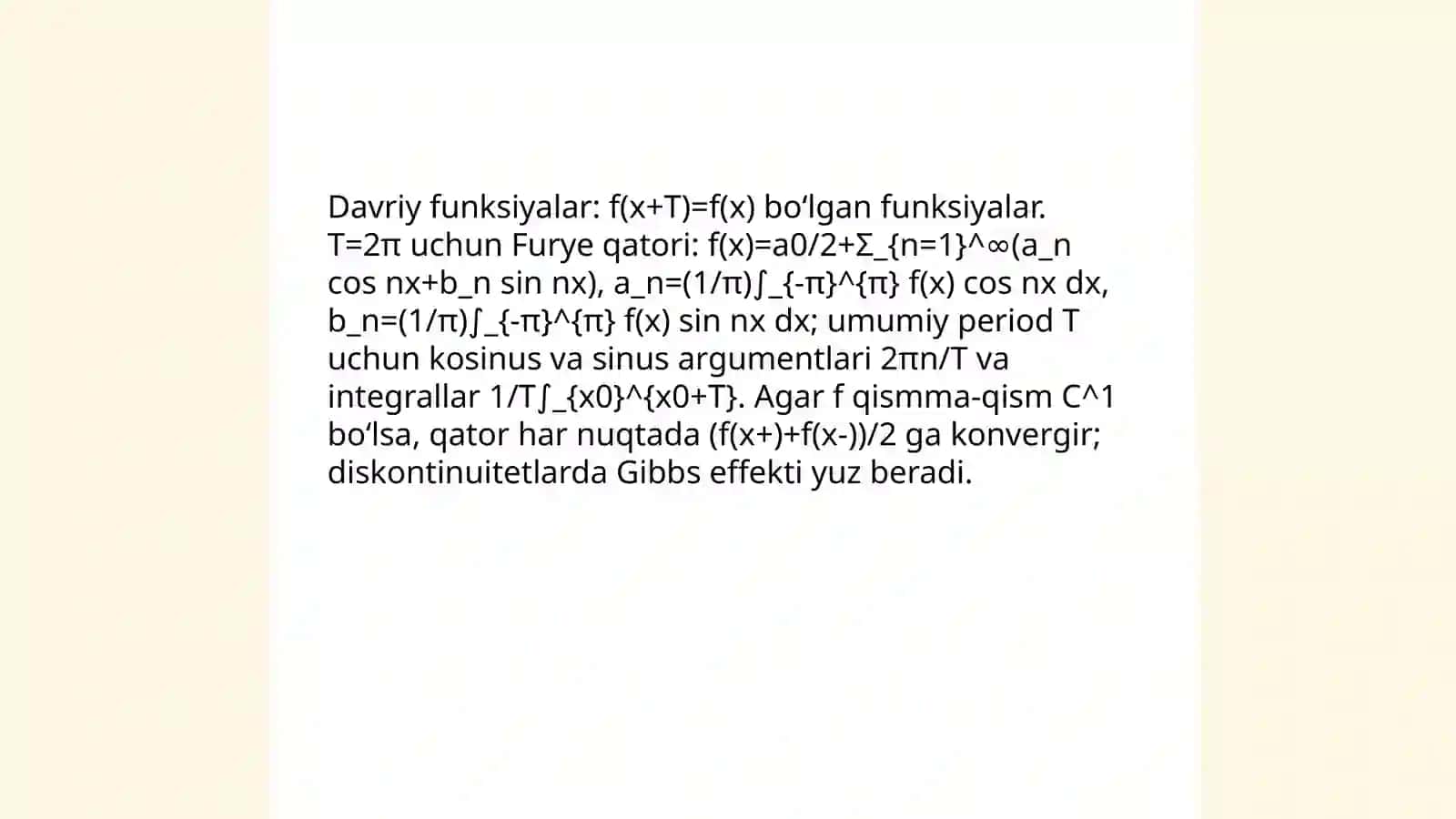 Furye qatorlar 4