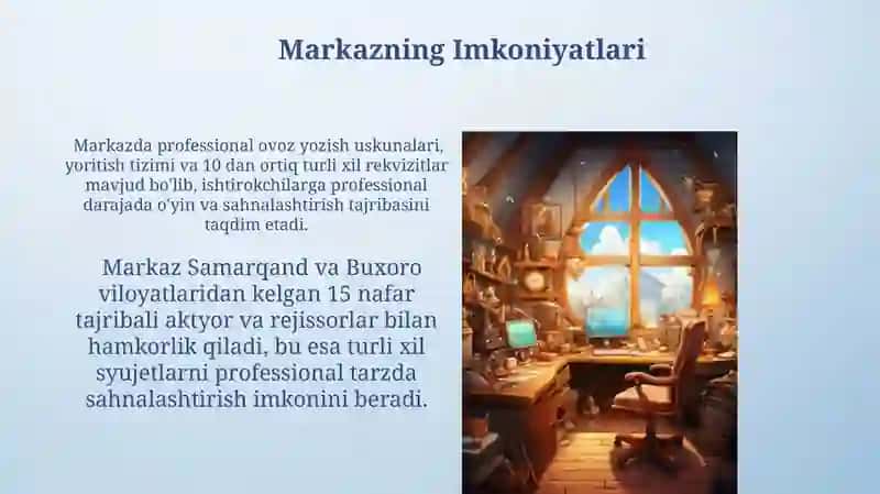 Syujitli-rolli o‘yinlar va sahnalashtirish markazi 4