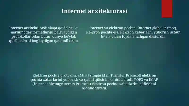Internet Va Elektron Pochta 4