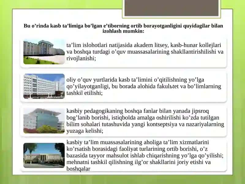 Tarbiyaviy ishlar metodikasi fanidan dars taqdimoti 4