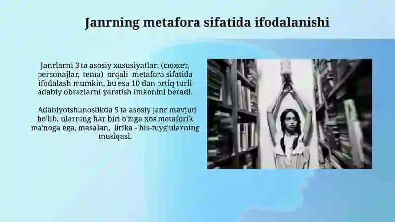 Majoziy ma‘nodagi adabiy janr 4
