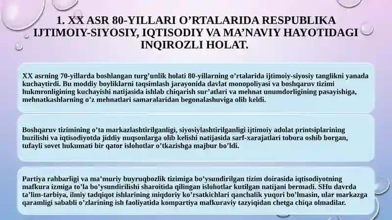 O'zbekistonning eng yangi tarixi 4