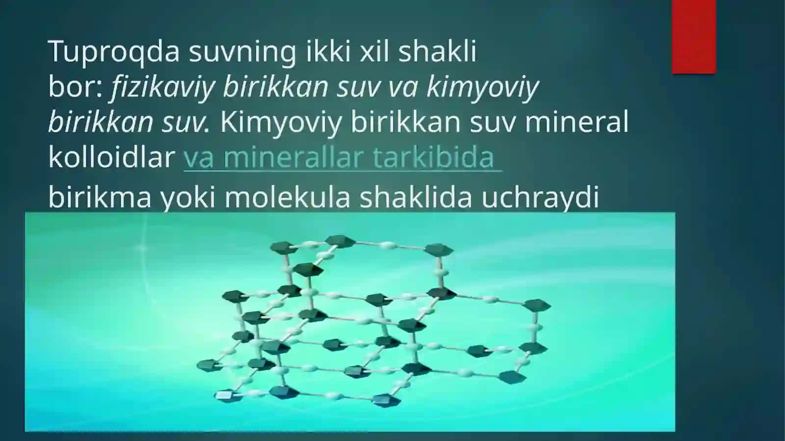 Tuproqdagi suv shakillari 4
