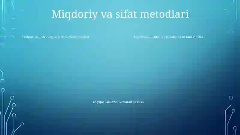 Tadqiqot Metodlarini Tanlash Va QoʻLlash YoʻLlari 4