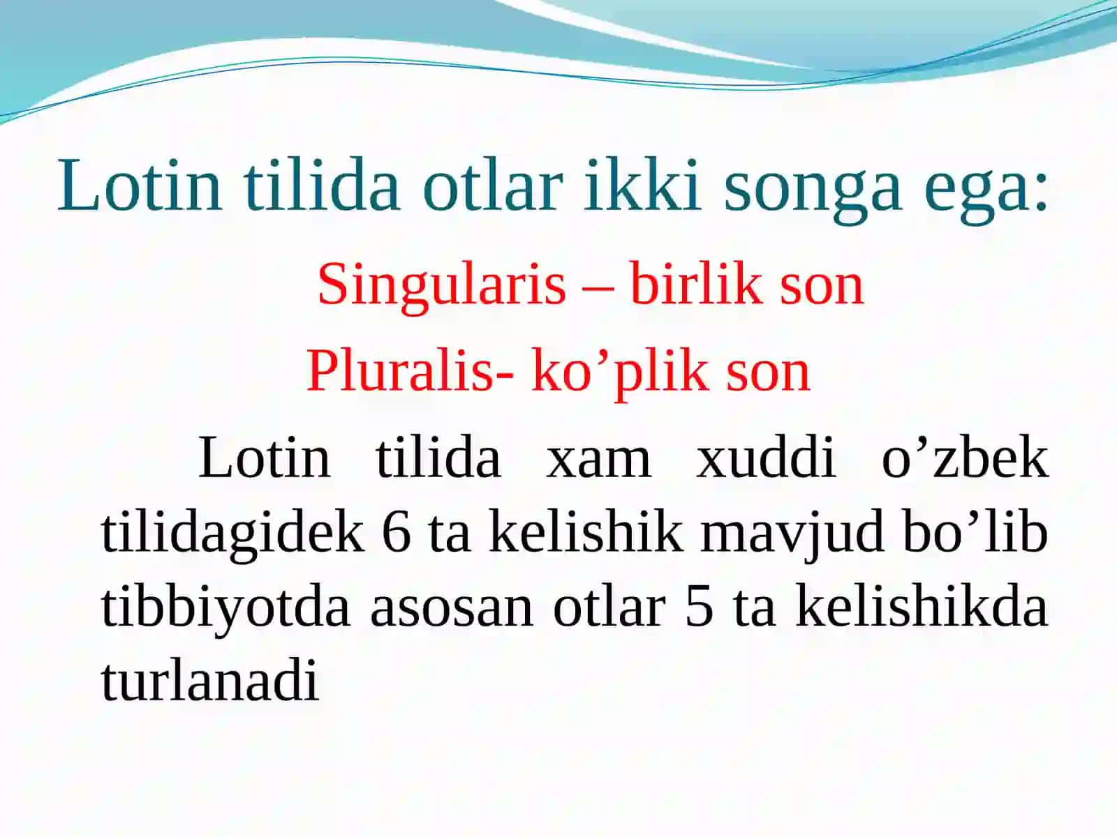 Lotin tilida tibbiyot terminologiyasi 4