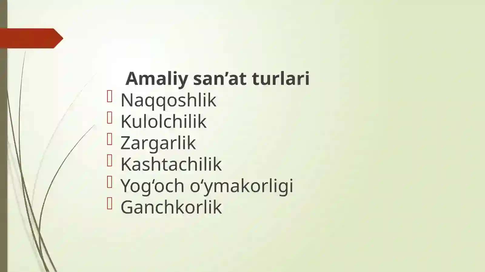 Amaliysan’at va uning turlari 4