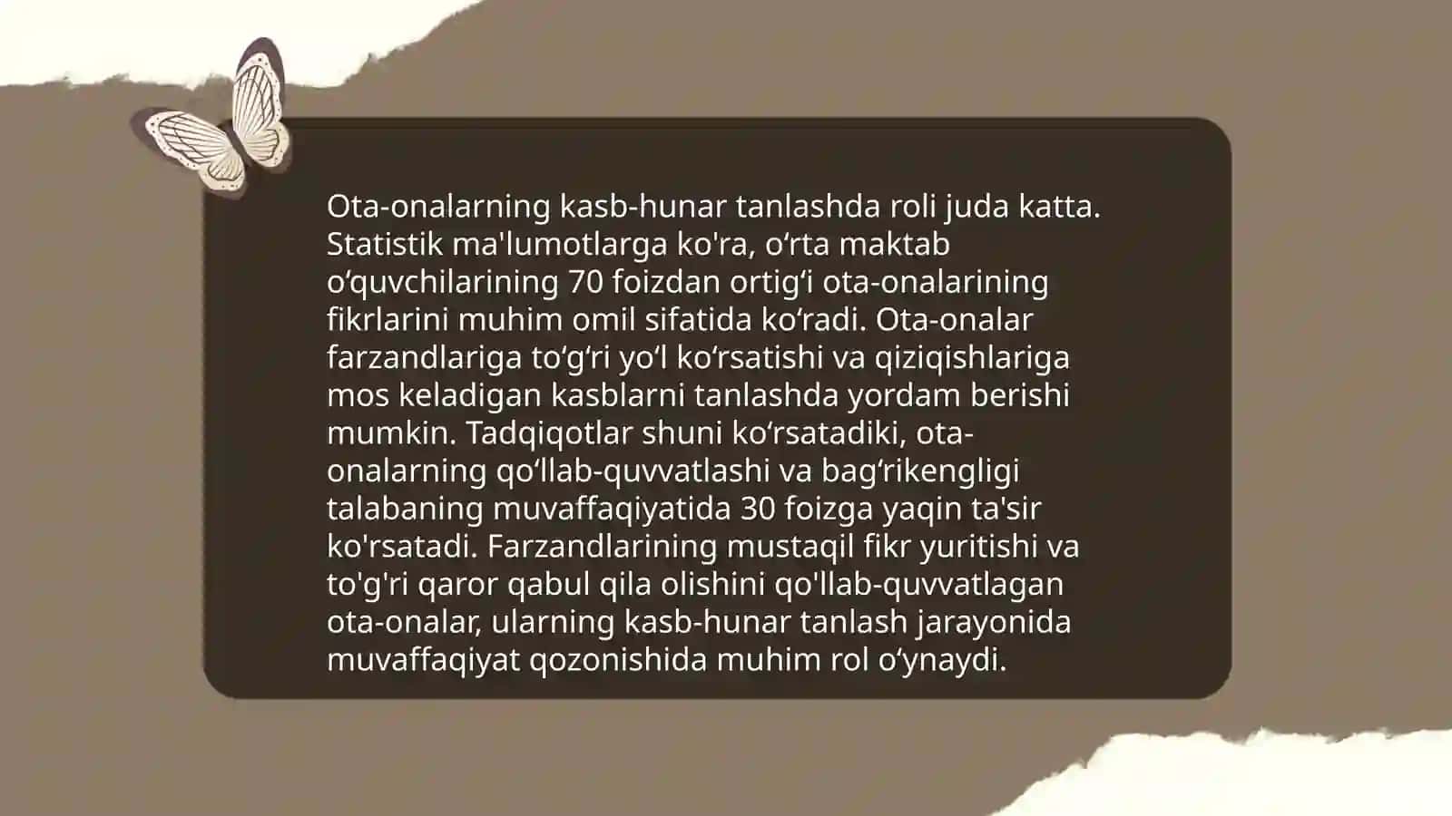 Kasb hunarga yo‘naltirish ishining maktab tizimi 4