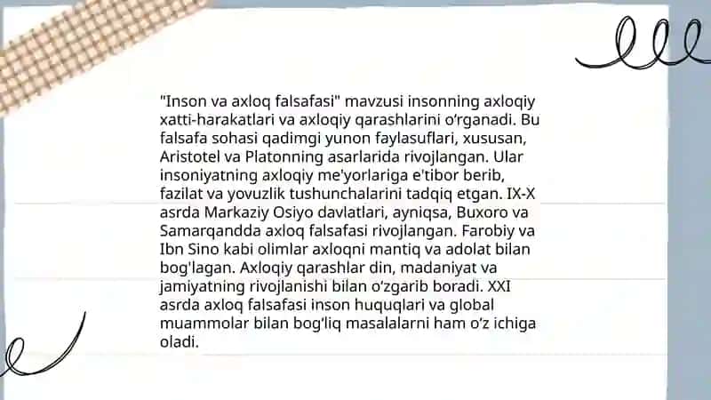 Inson falsafasi 4