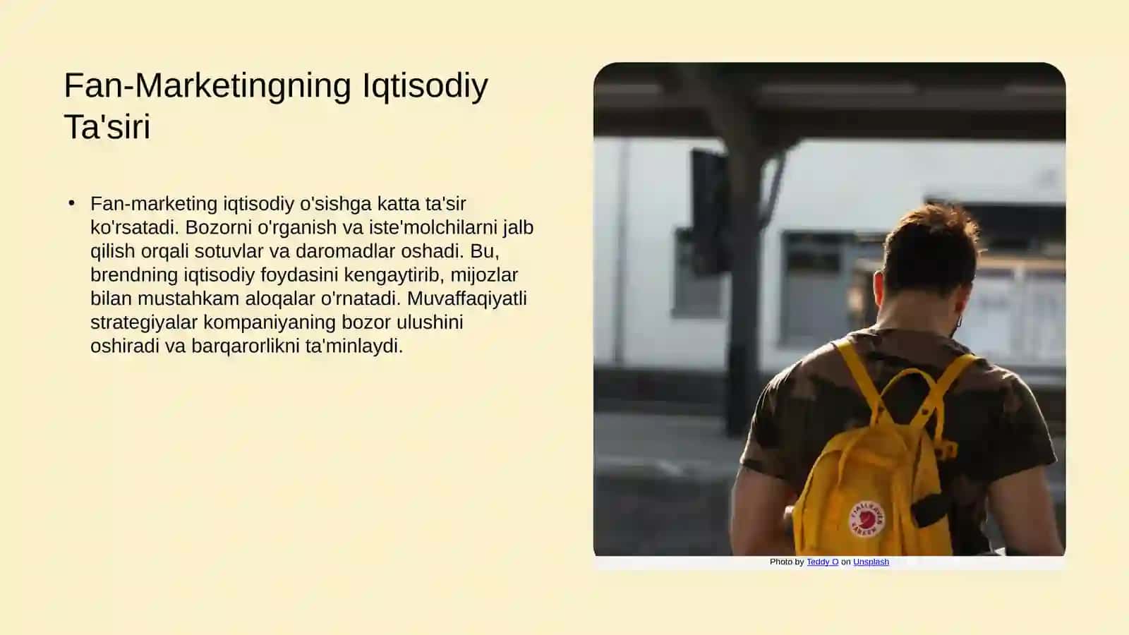 Fan-Marketing iqtisodiyoti Ism-Toshpoʻlatov Javohir -Tovar siyosati 4
