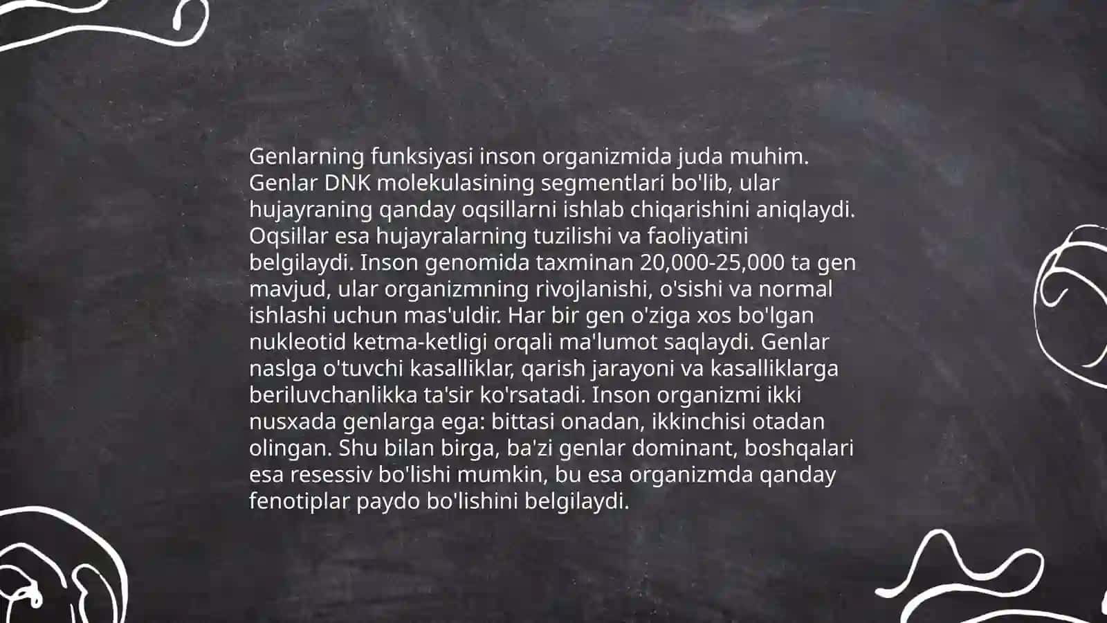 Irsiyatning molekulyar asoslari 4