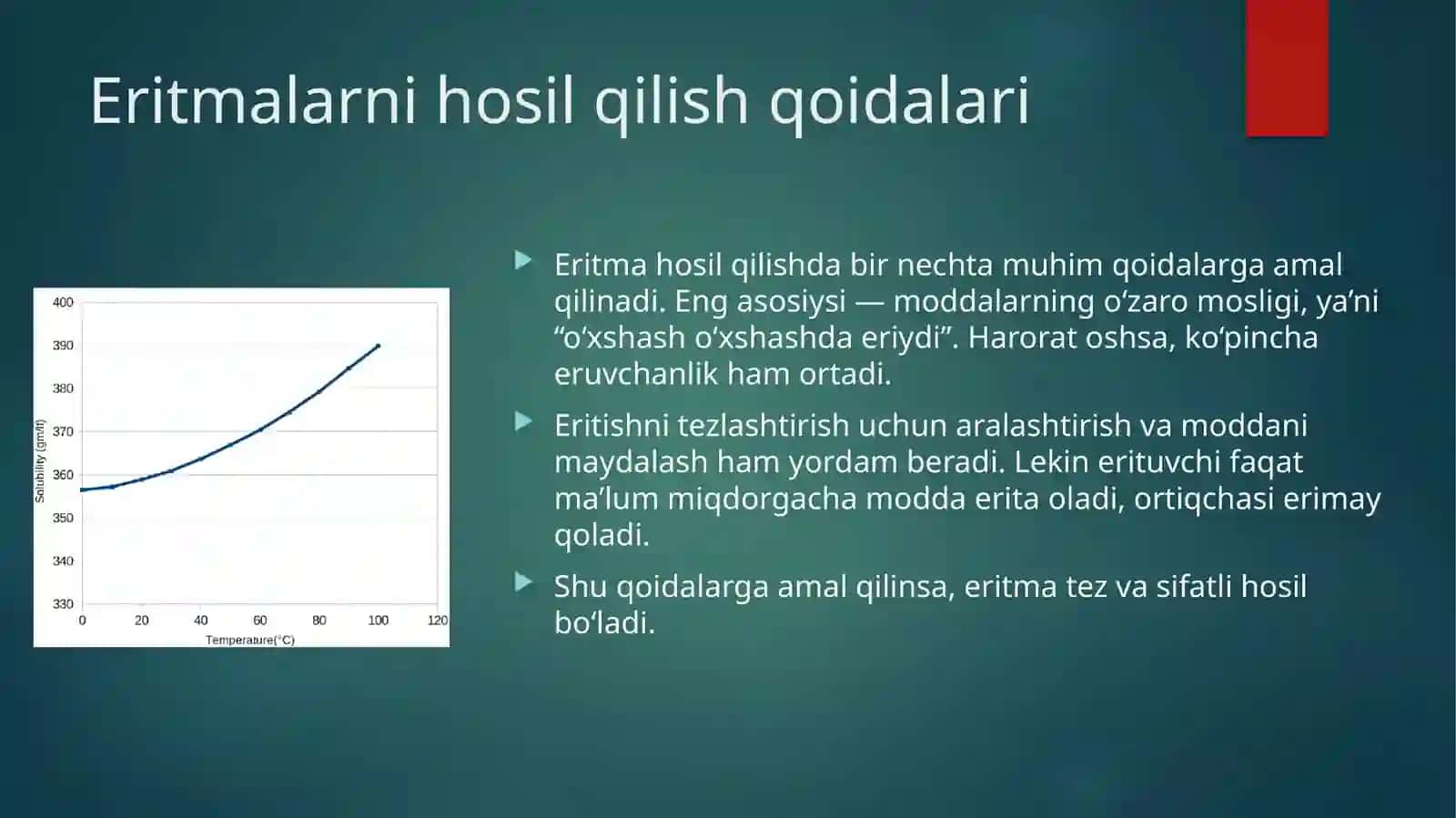 Eritmalar. Eritma turlari 4