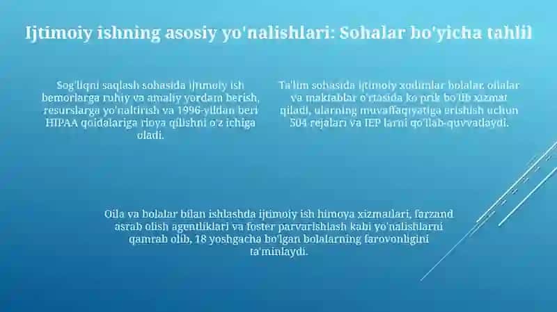 Ijtimoiy ishning turlari 4