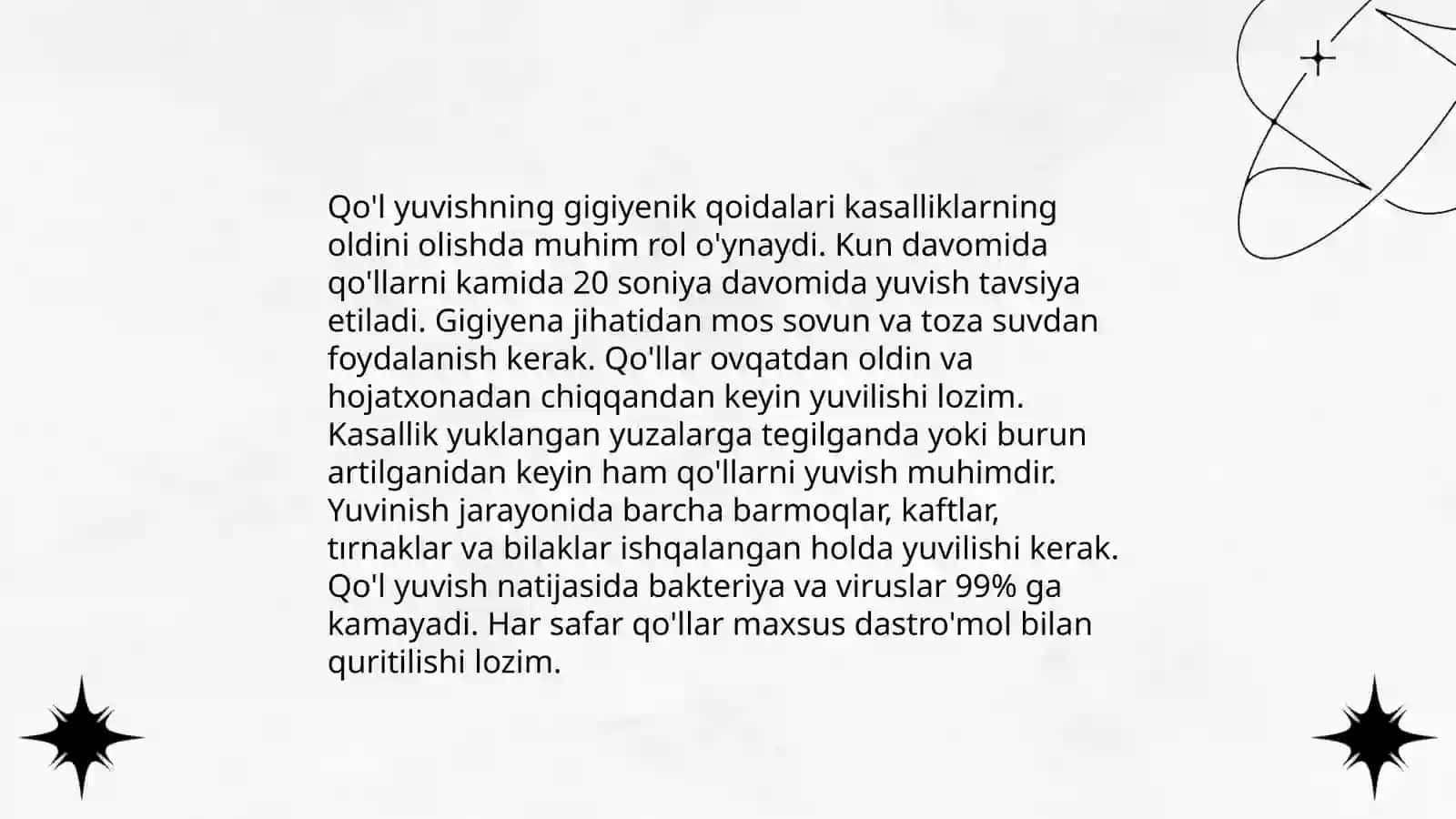 Gigiyena va kasalliklarning oldini olish 4