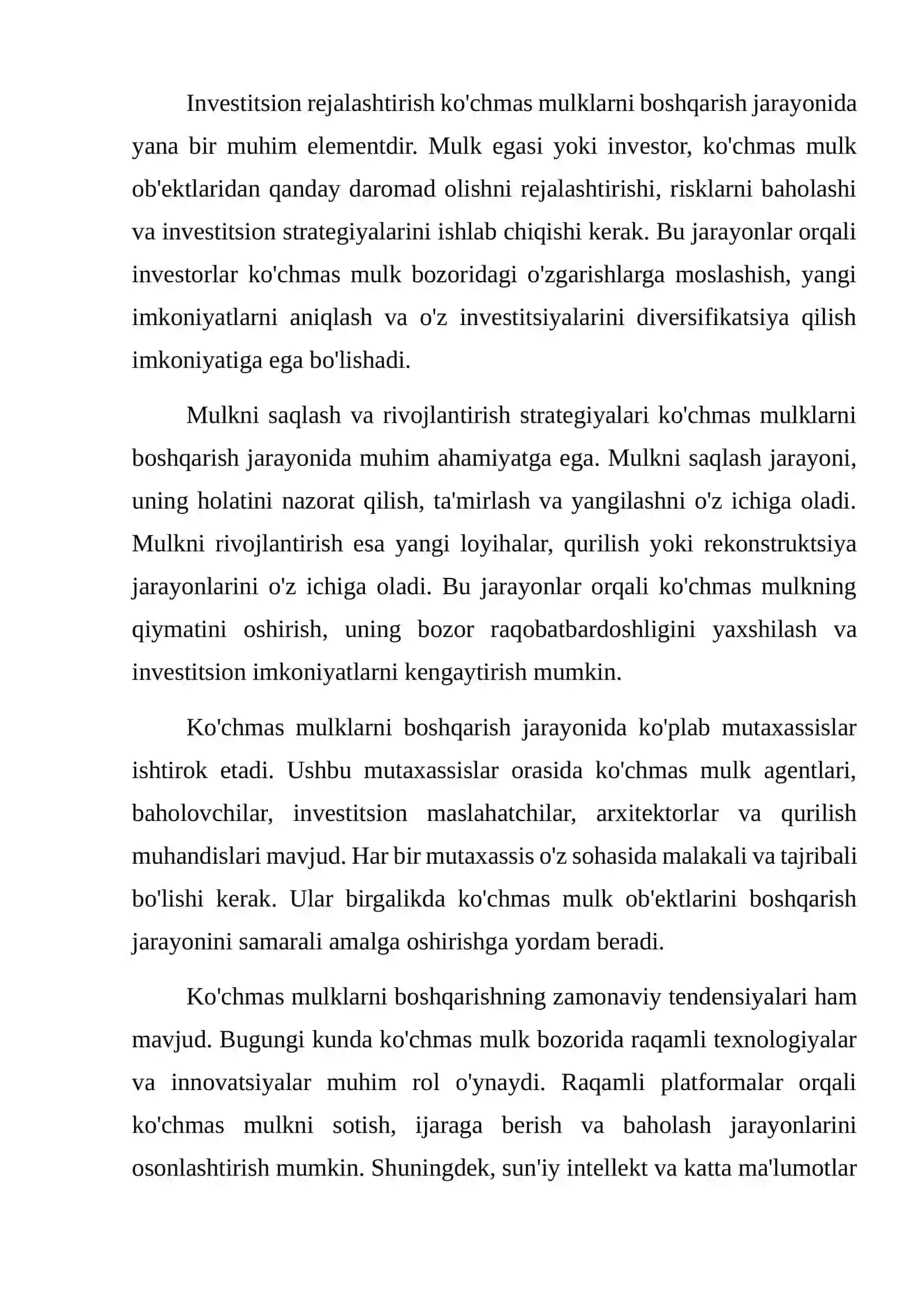 Ko'chmas mulklarni boshqarish tushunchasi 4