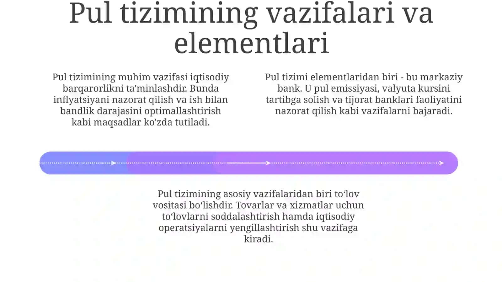 pul tizimining mohiyati va turlari 4