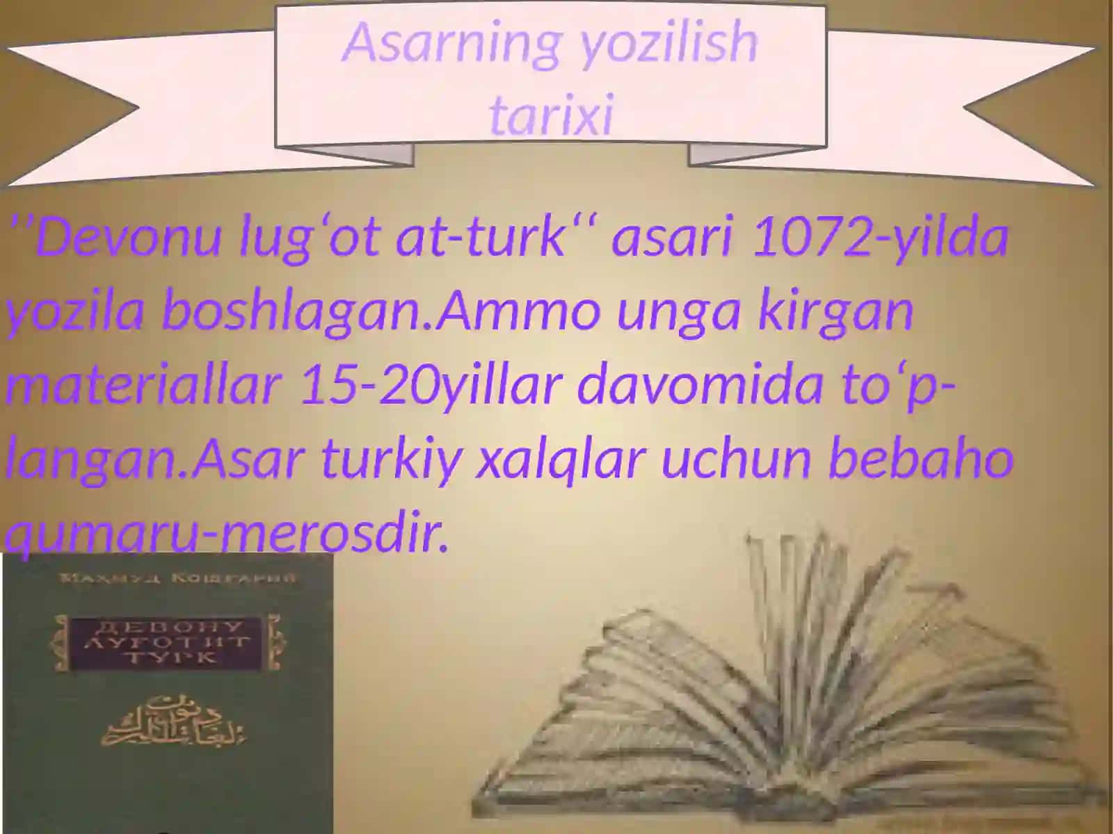 Mahmud Koshg'ariy hayoti va ijodi 'Devonulug'otat-turk' 4