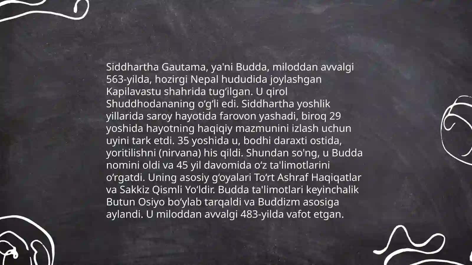 Buddaviylik dinining paydo bo'lishi 4