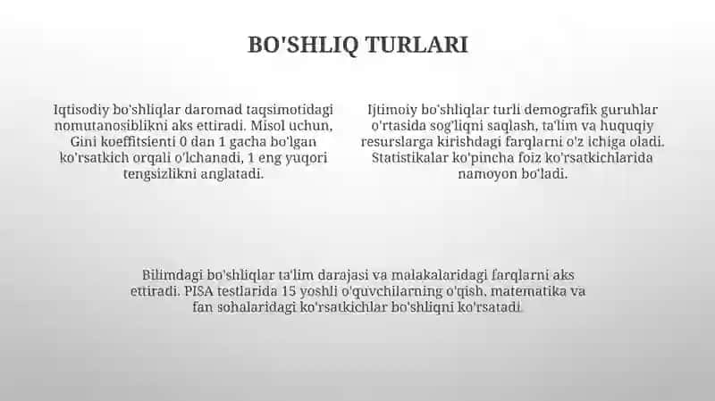 Bo'shliqning Oqibatlari va O'lchash Usullari 4