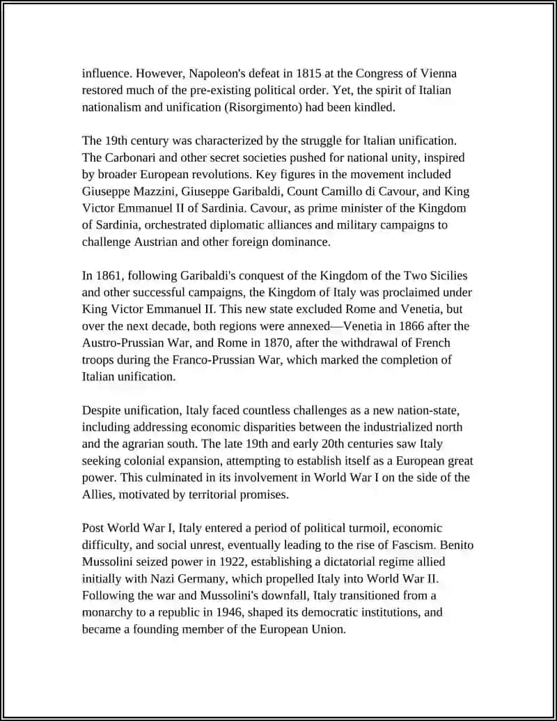 History of the Italian State 4
