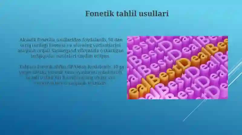 Fonetika masalalari 4