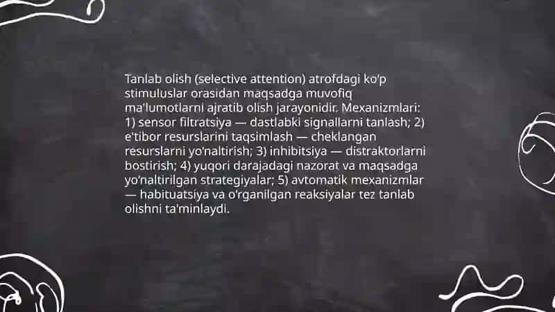 Diqqat va uning turlari 4