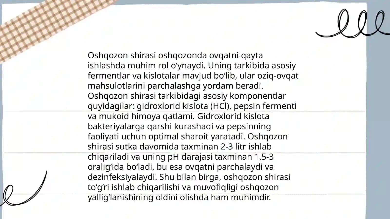 Oshqozon shirasi interpritatsiyasi 4