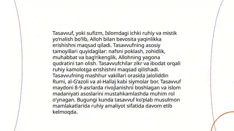 Tasavvuf ta’limotining Sharq madaniyatiga ta’siri 4