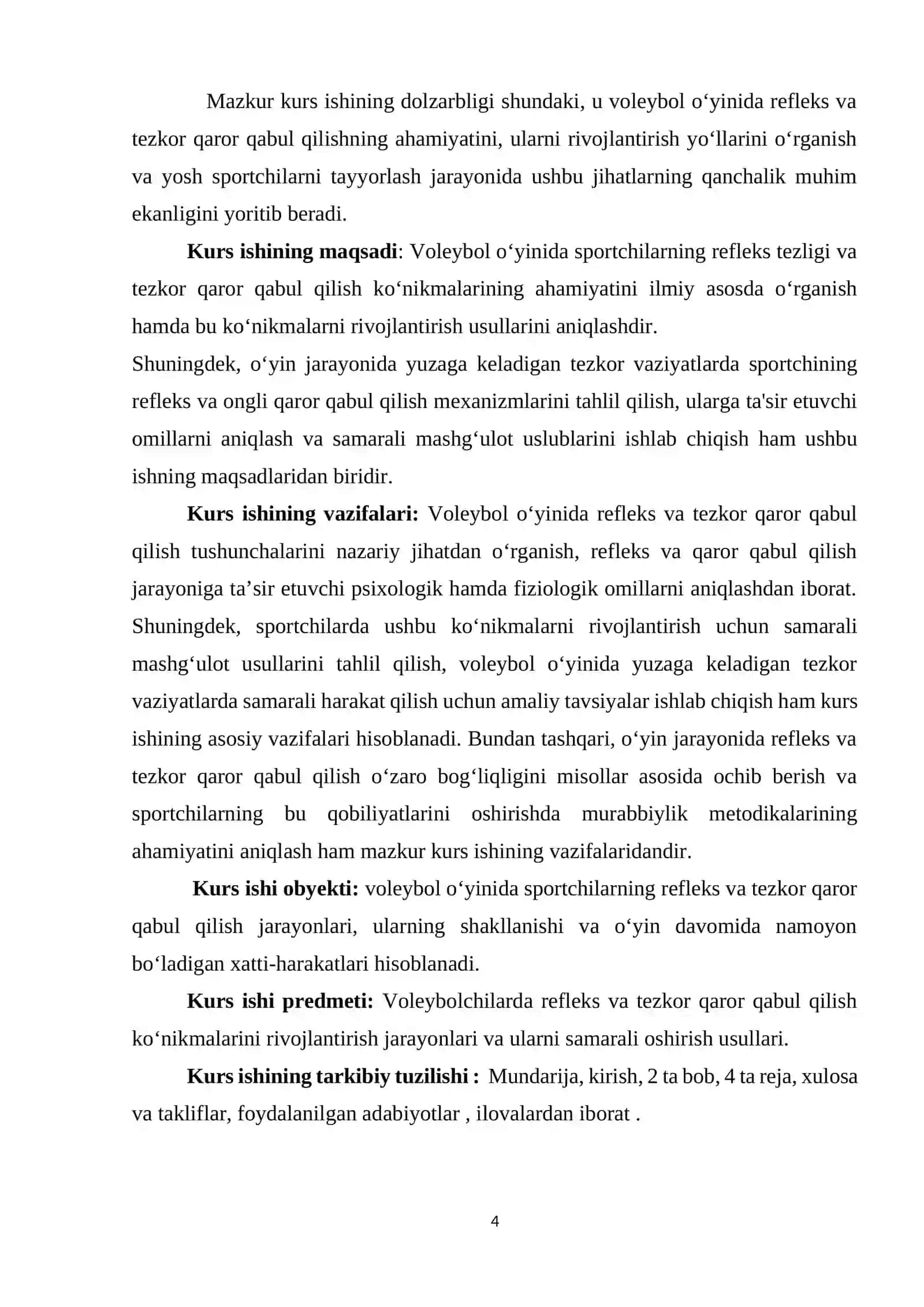 VOLEYBOL O’YINIDA REFLEKS VA TEZKOR QAROR QABUL QILISH 4