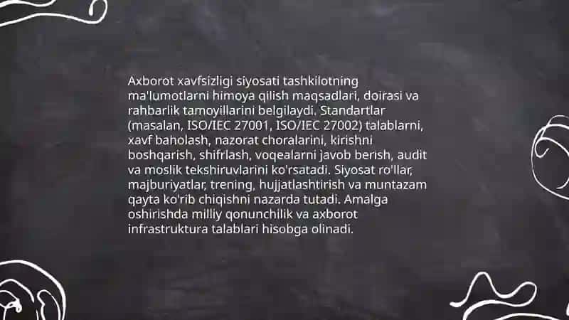 Axborot xavfsizligi 4