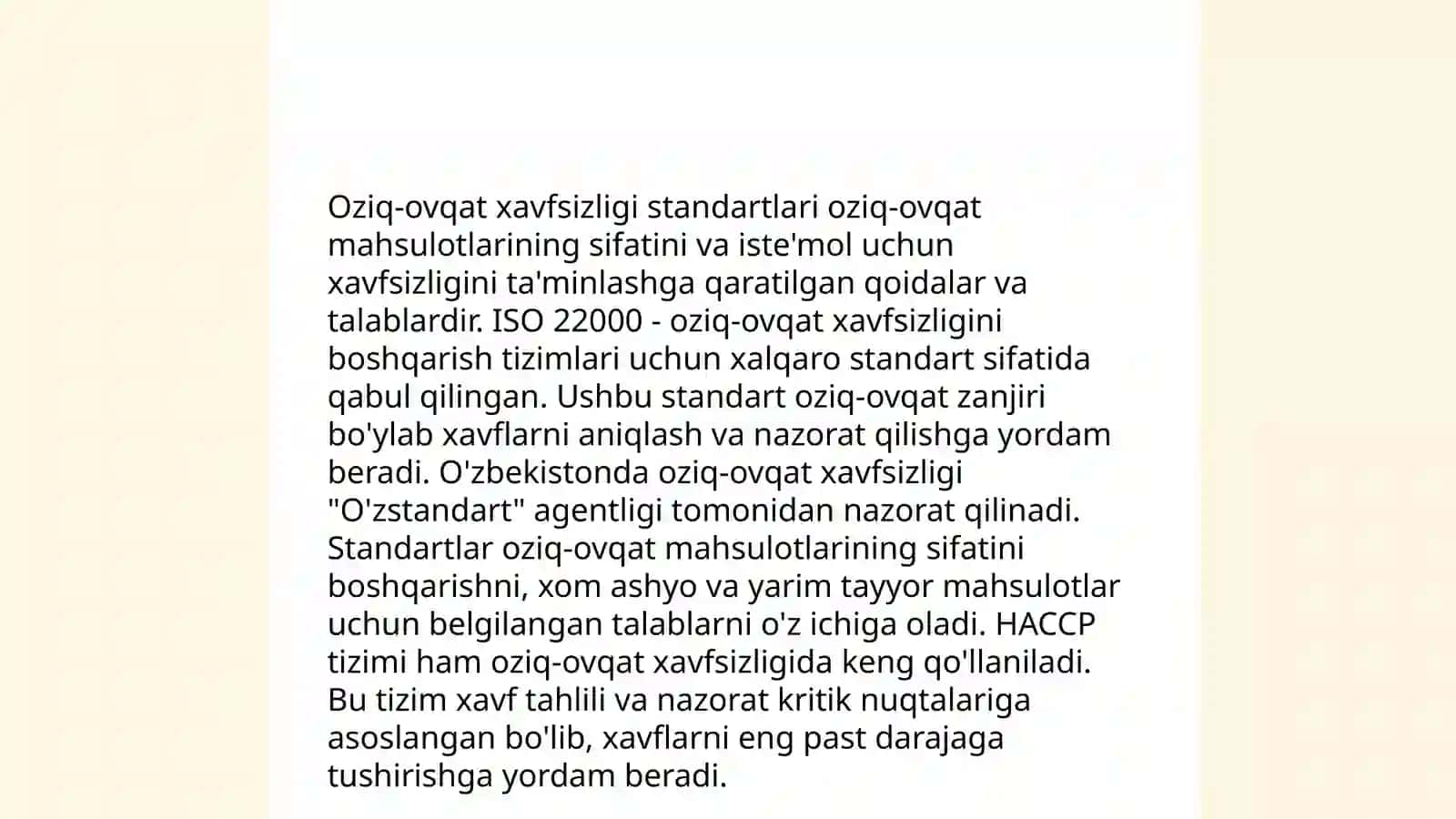 Sifat nazorati tizimlari 4