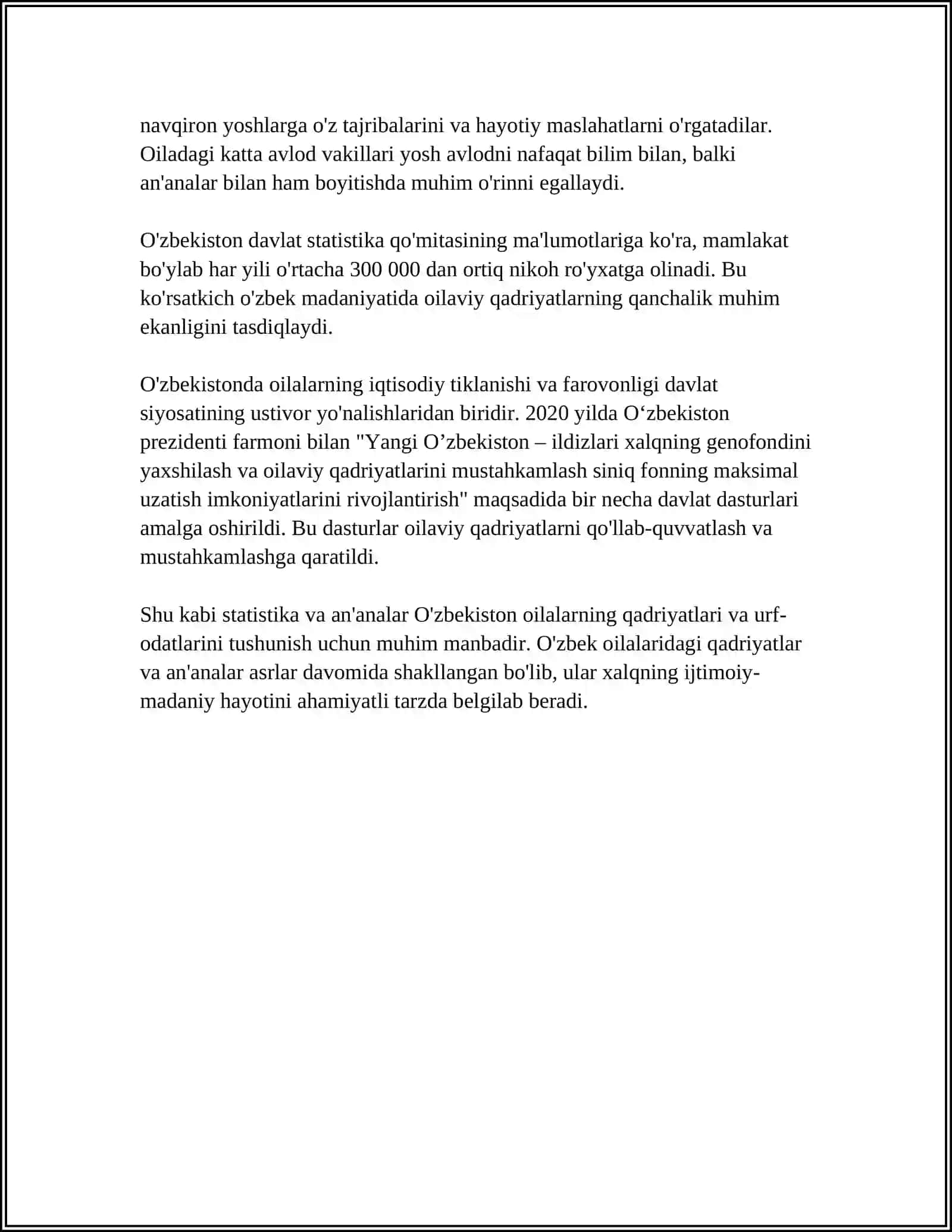 MENING OILAM – MENING BAXTIM 4