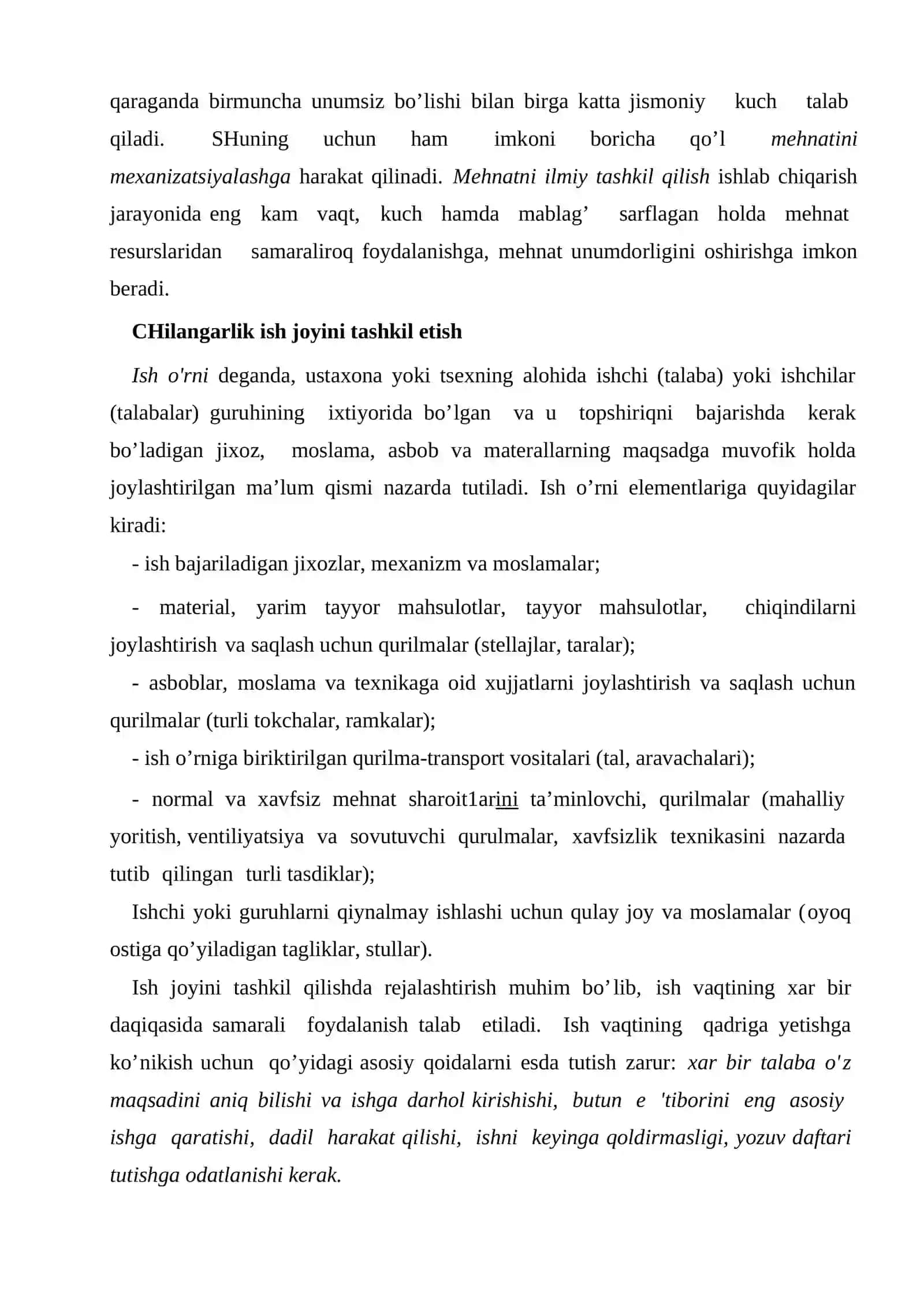 Simlar bilan ishlash. Simlarga ishlov berishda chilangarlik operatsiyalari 4