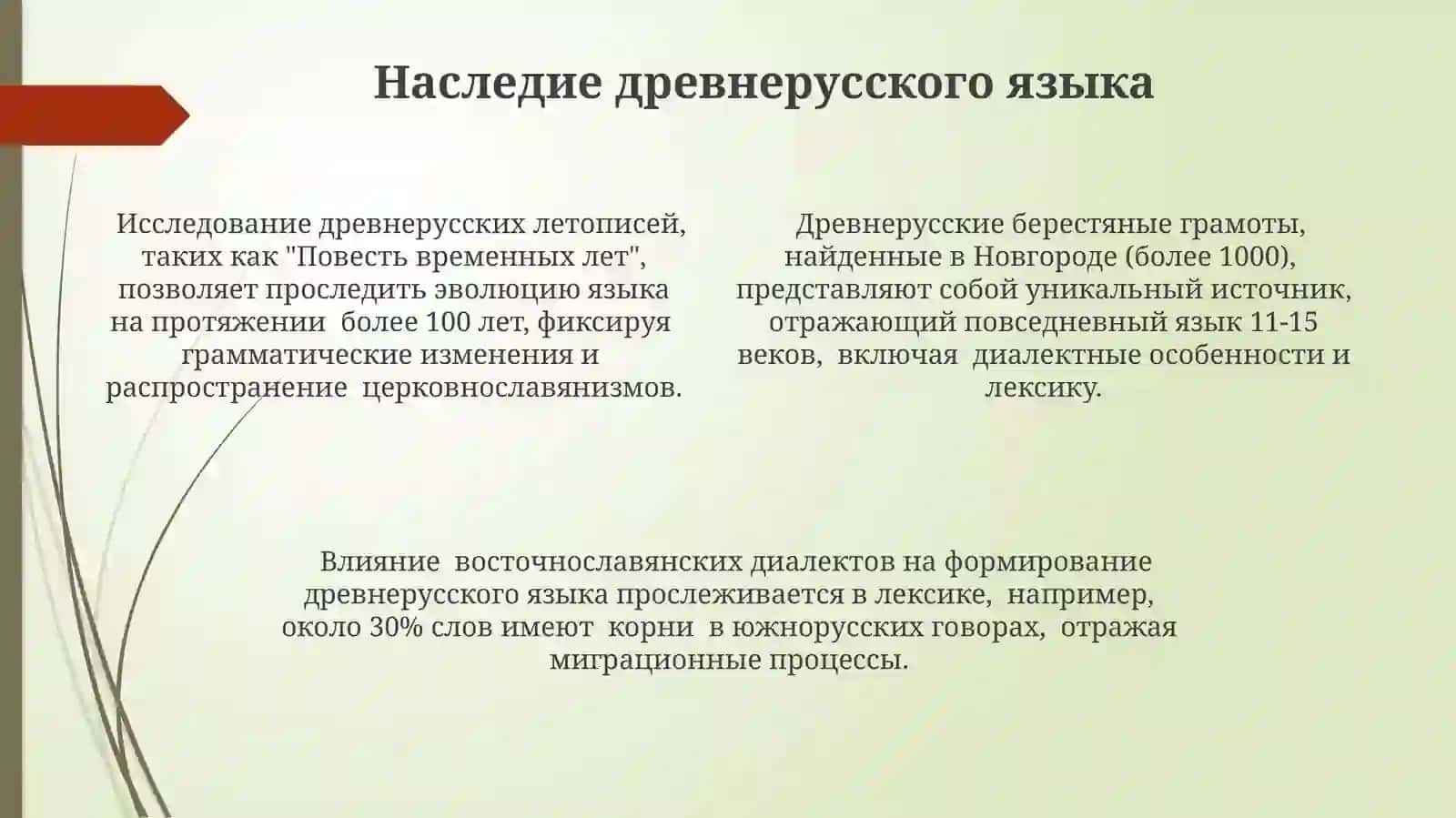 Язык Киевской Руси (IX-XII вв) 4