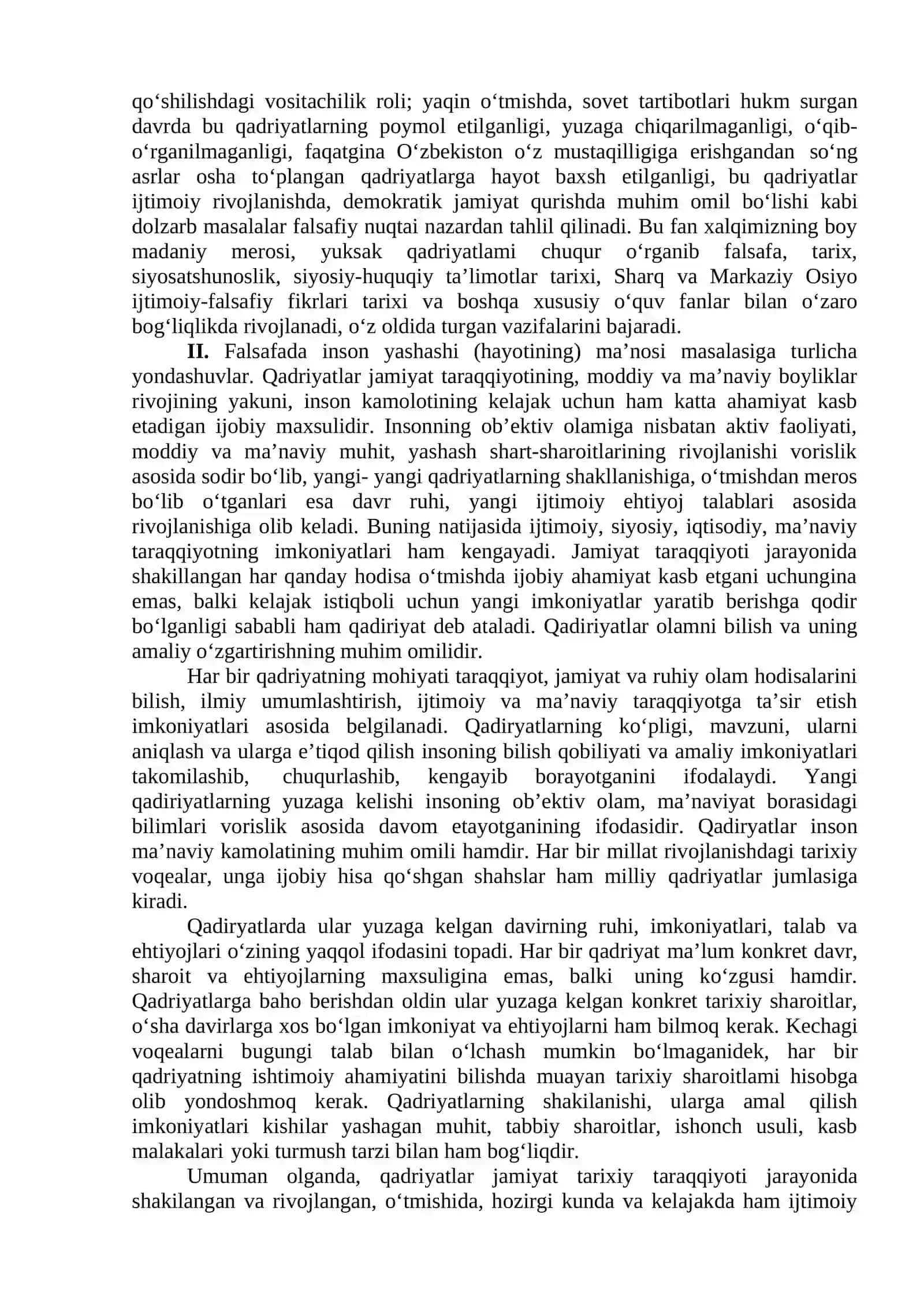 Qadriyatlar Falsafasi 4