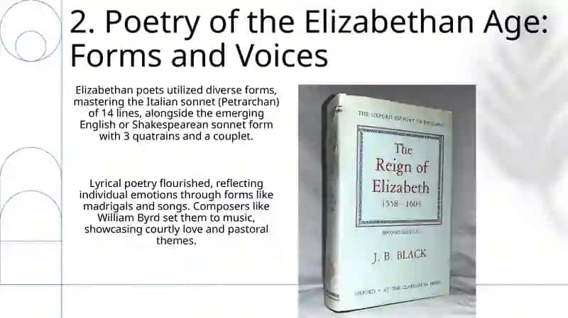 Elizabethan poetry, drama, fiction 4