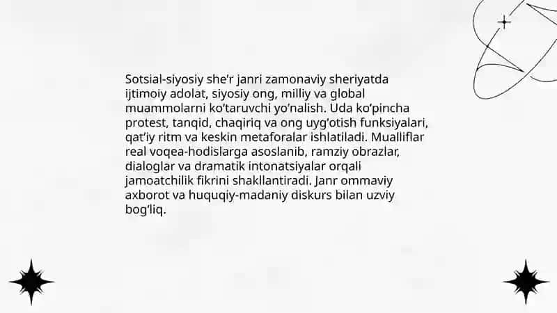 Zamonaviy lirik sheʼriyat 4