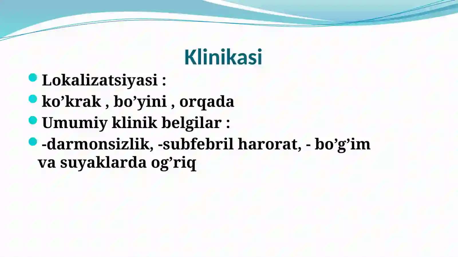 Jiberning pushti temiratkisi. Deverjik kasalligi 4