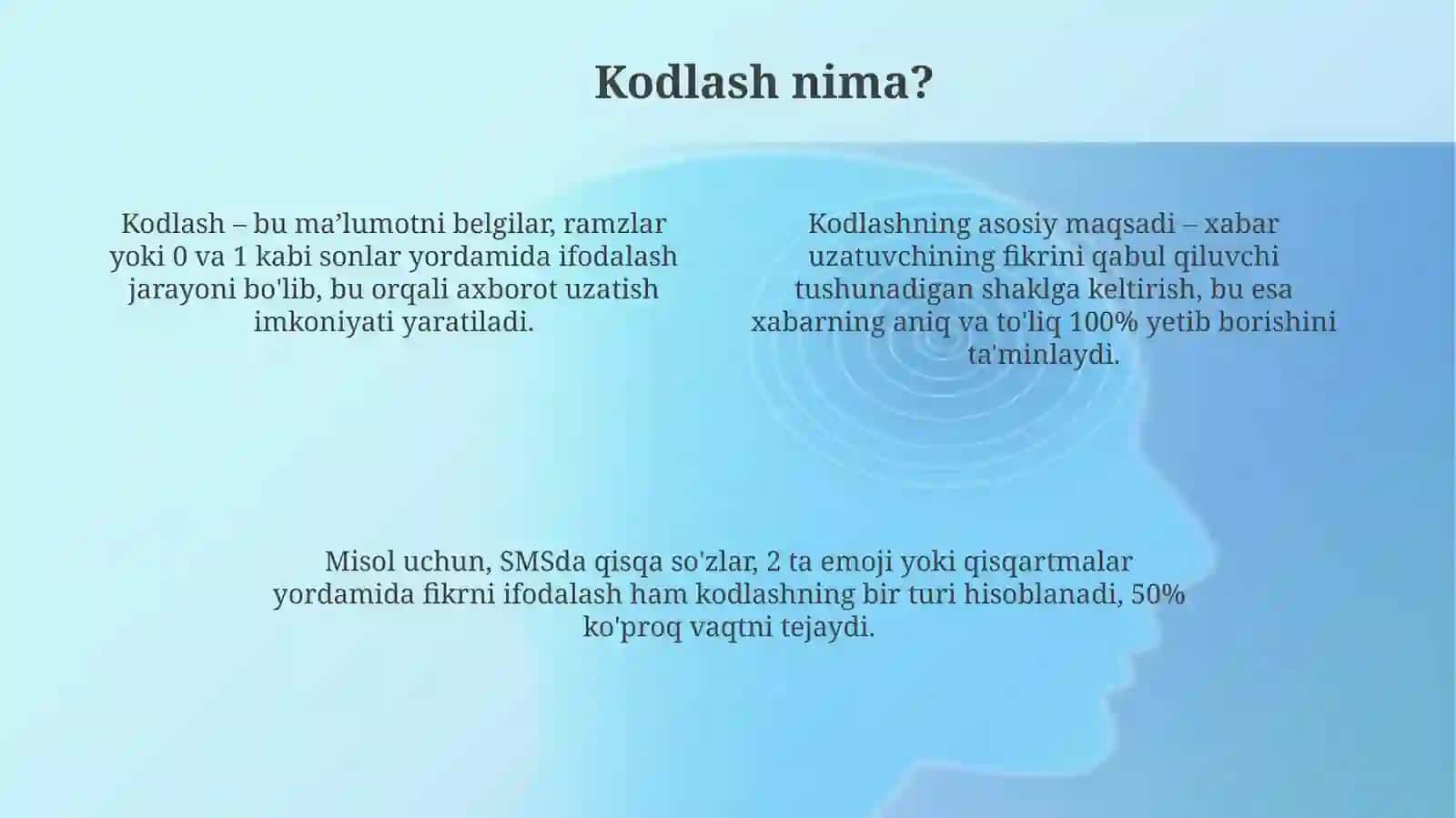Kodlash va dekodlashda tanlov 4