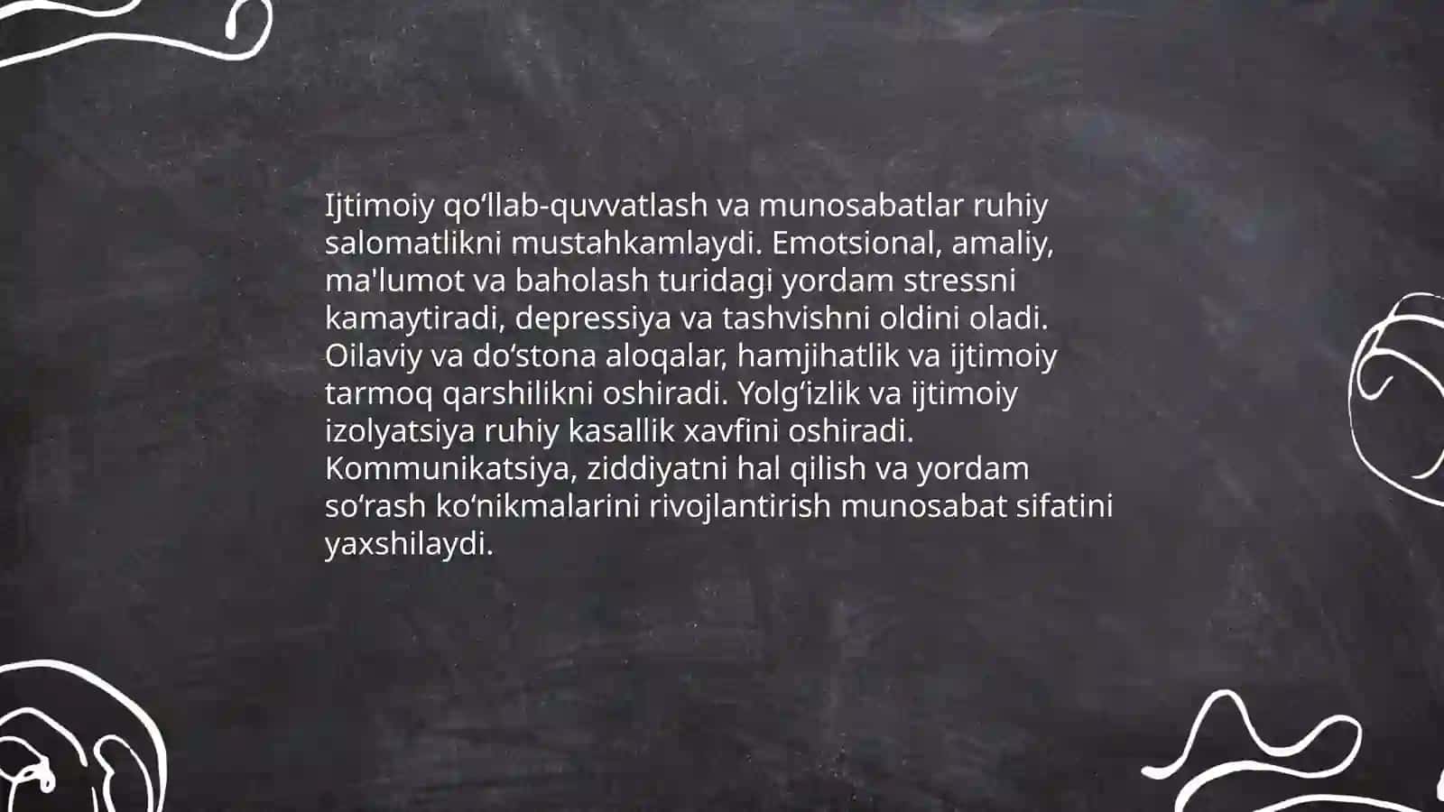 Ruhiy salomatlik omillari 4