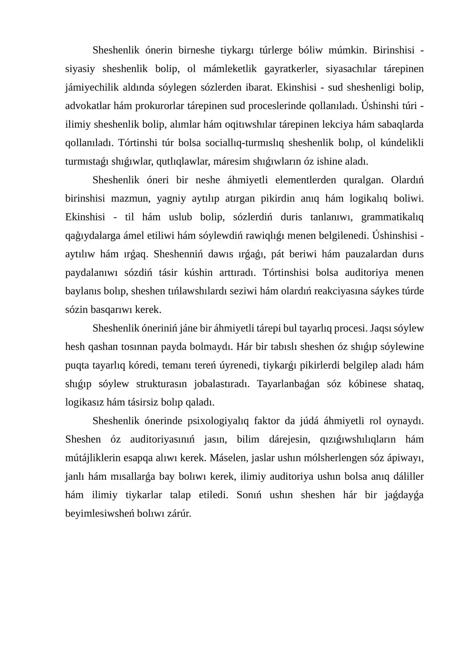 Sheshenlik hám sóylew mádeniyatı 4