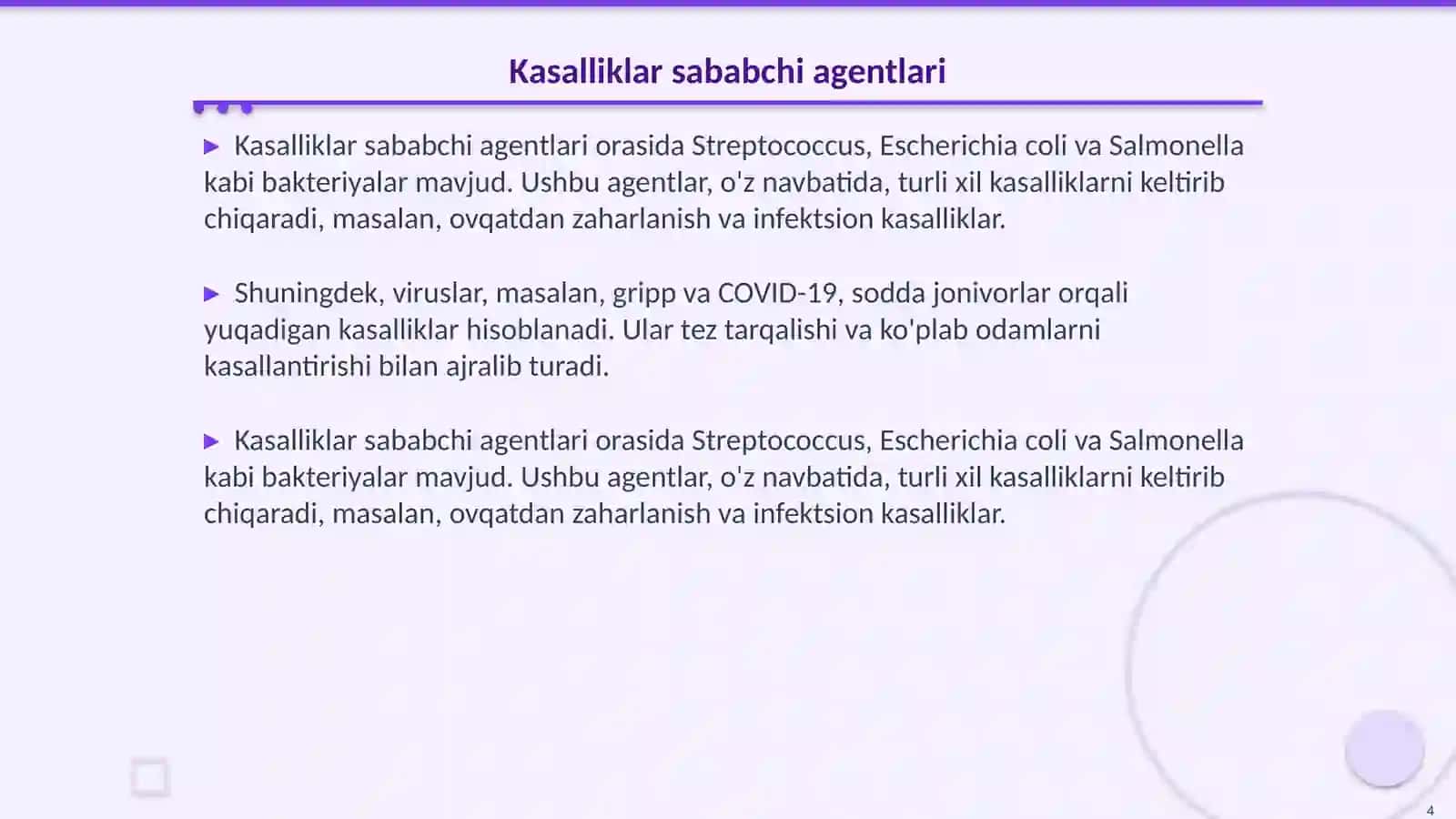 Sodda jonivorlar keltirib chiqaradigan kassalliklar va ularning labarator diagnostikasi 4