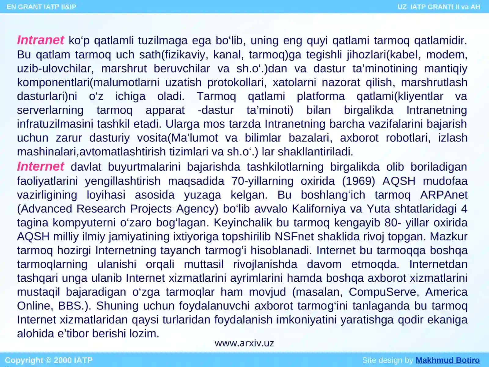 Internetasoslari 4