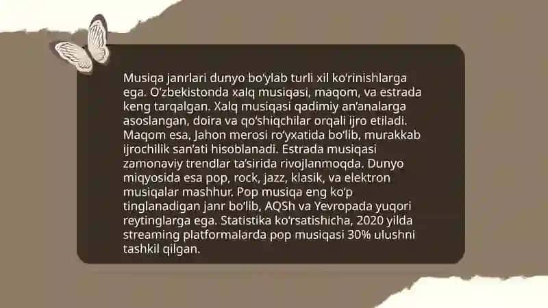Musiqa haqida slayd 4